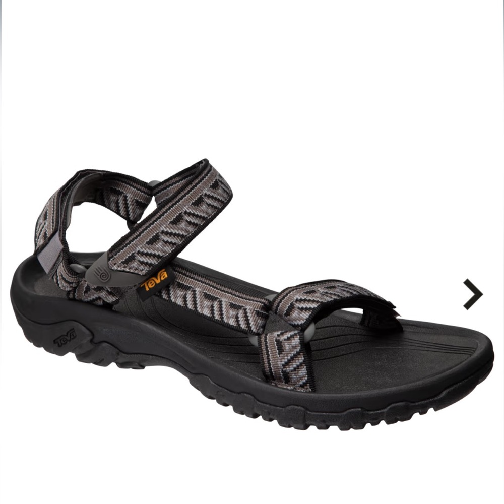 Teva Hurricane 4 Ouray Black Sport Sandals for Men- Like New! - Picture 3 of 8